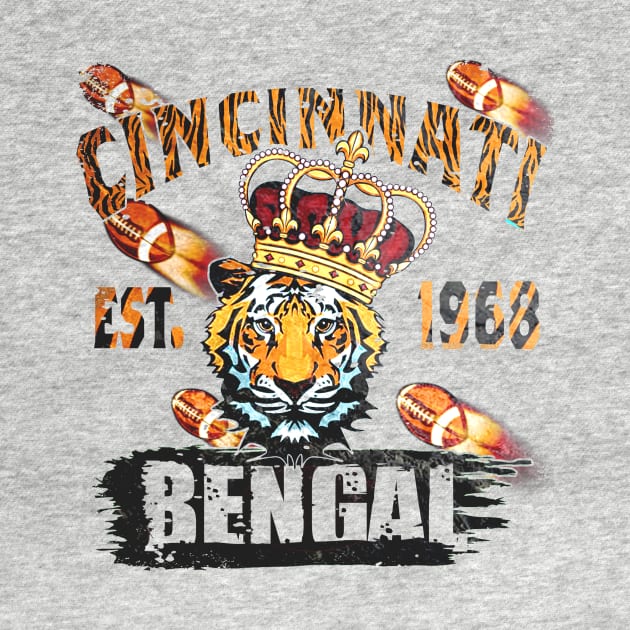 cincinnati bengals vintage by nowsadmahi